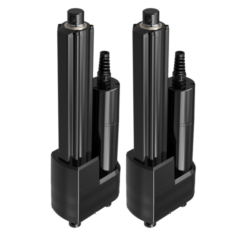 24V DC Motor Drive Electric Actuator High-Force 8kN Corrosion-proof w/ Manual Drive